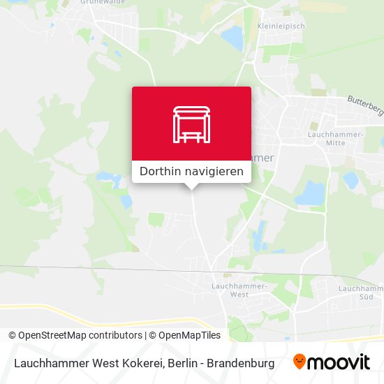Lauchhammer West Kokerei Karte