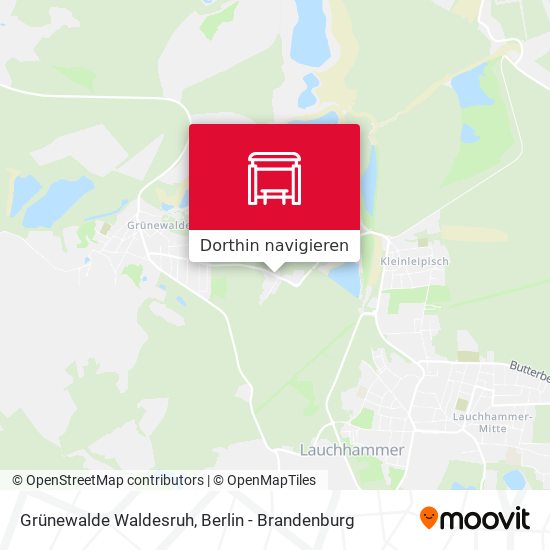 Grünewalde Waldesruh Karte