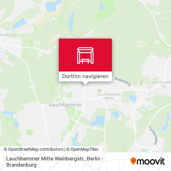 Lauchhammer Mitte Weinbergstr. Karte