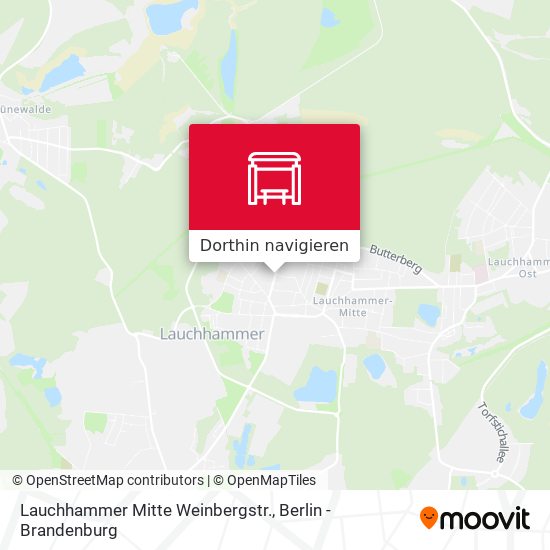 Lauchhammer Mitte Weinbergstr. Karte