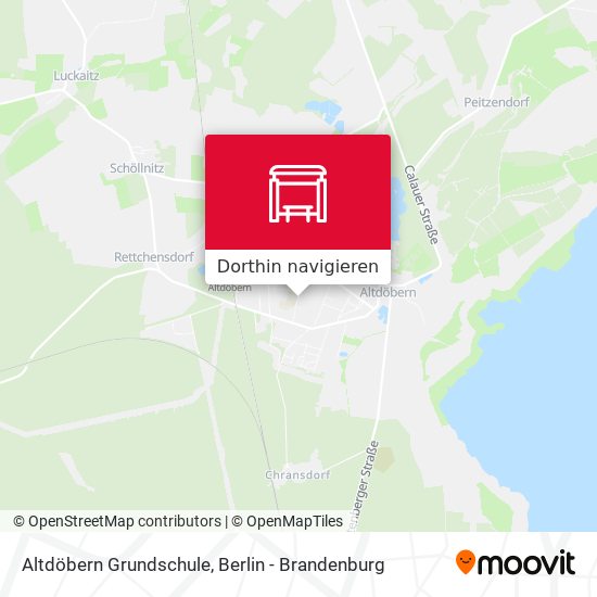 Altdöbern Grundschule Karte