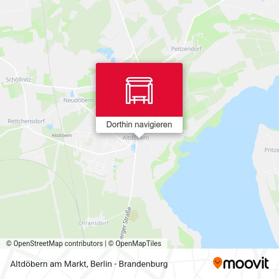 Altdöbern am Markt Karte