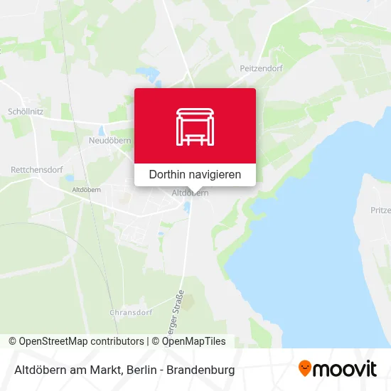 Altdöbern am Markt Karte