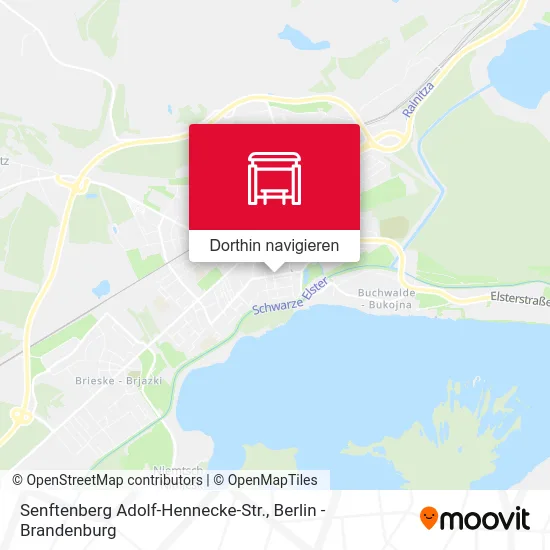 Senftenberg Adolf-Hennecke-Str. Karte