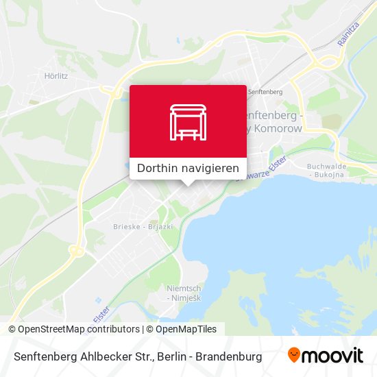 Senftenberg Ahlbecker Str. Karte