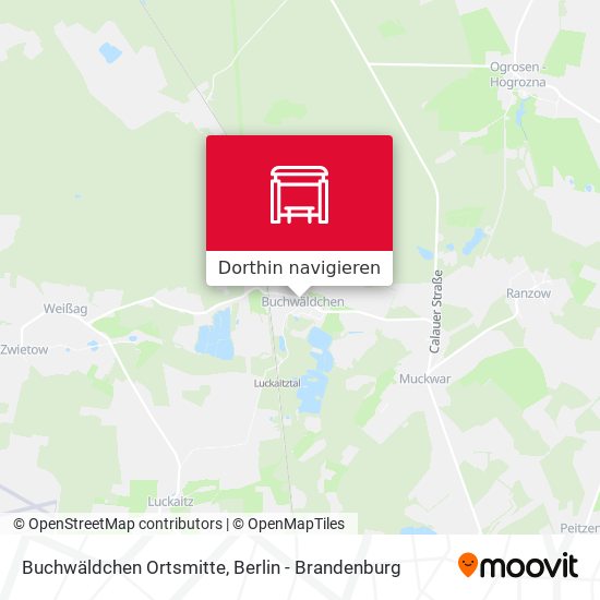 Buchwäldchen Ortsmitte Karte