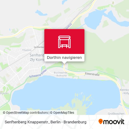 Senftenberg Knappenstr. Karte