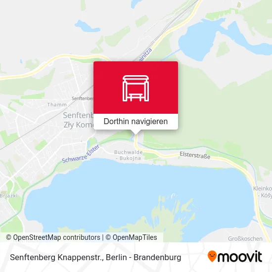 Senftenberg Knappenstr. Karte