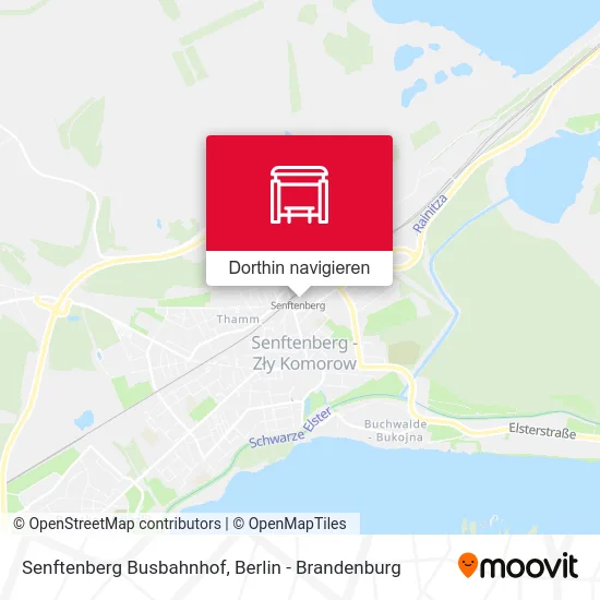 Senftenberg Busbahnhof Karte