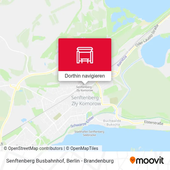 Senftenberg Busbahnhof Karte