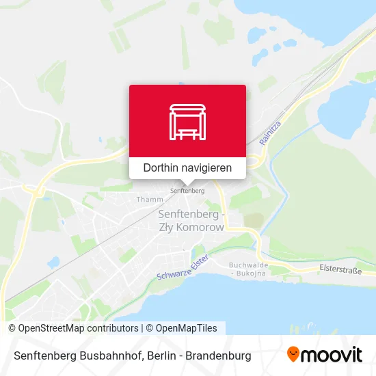 Senftenberg Busbahnhof Karte