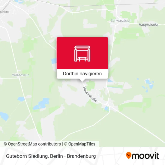 Guteborn Siedlung Karte