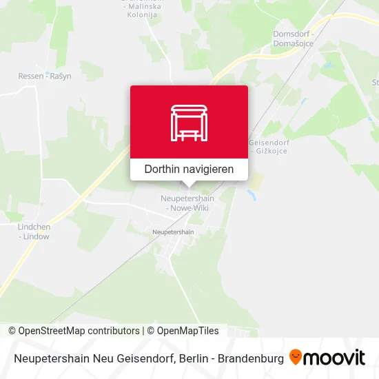 Neupetershain Neu Geisendorf Karte