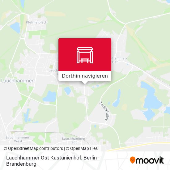 Lauchhammer Ost Kastanienhof Karte