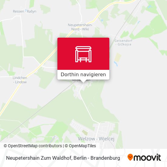 Neupetershain Zum Waldhof Karte