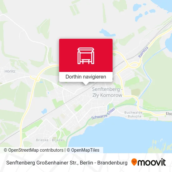 Senftenberg Großenhainer Str. Karte