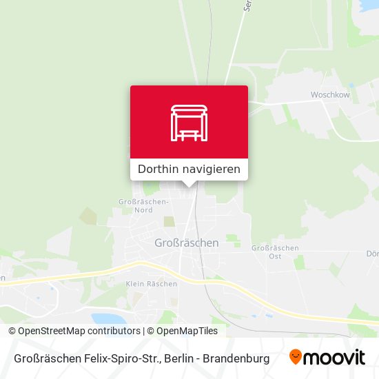 Großräschen Felix-Spiro-Str. Karte