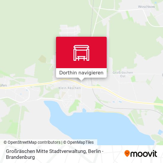 Großräschen Mitte Stadtverwaltung Karte