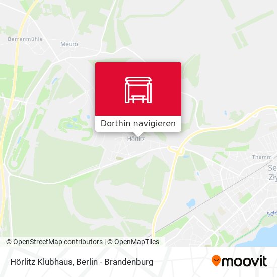 Hörlitz Klubhaus Karte