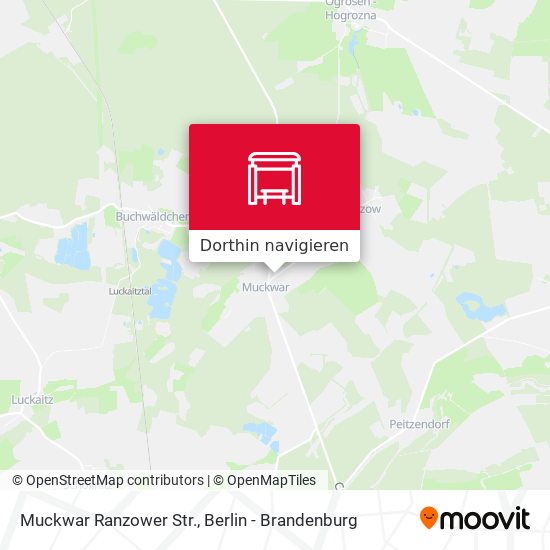 Muckwar Ranzower Str. Karte