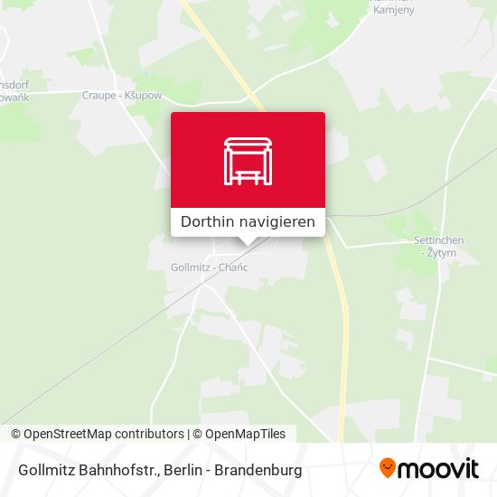 Gollmitz Bahnhofstr. Karte