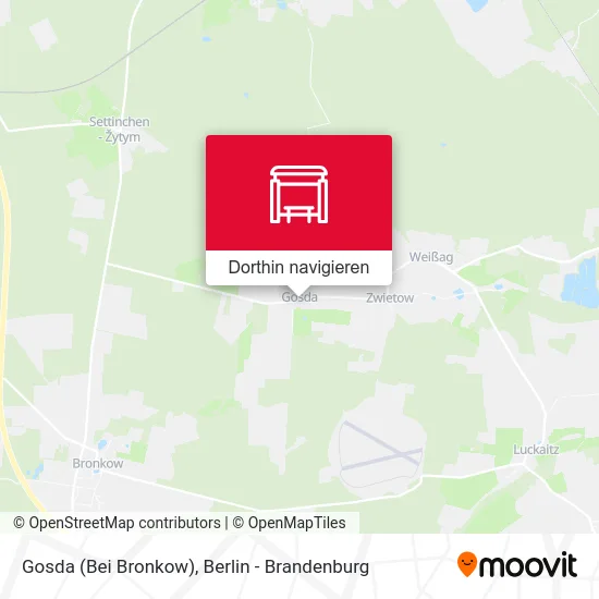 Gosda (Bei Bronkow) Karte