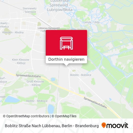 Boblitz Straße Nach Lübbenau Karte