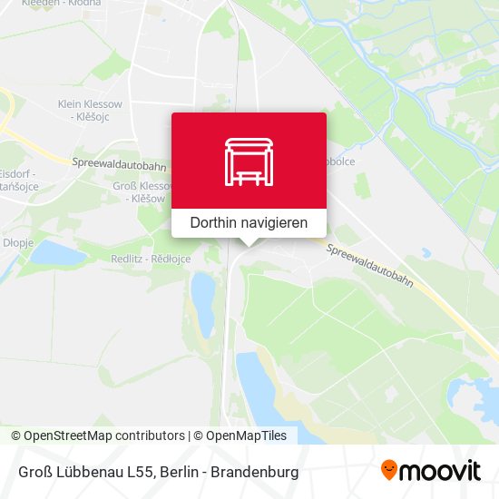 Groß Lübbenau L55 Karte