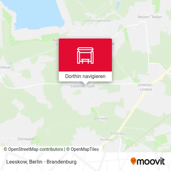 Leeskow Karte