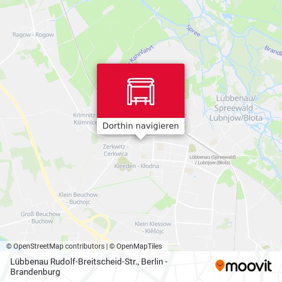 Lübbenau Rudolf-Breitscheid-Str. Karte