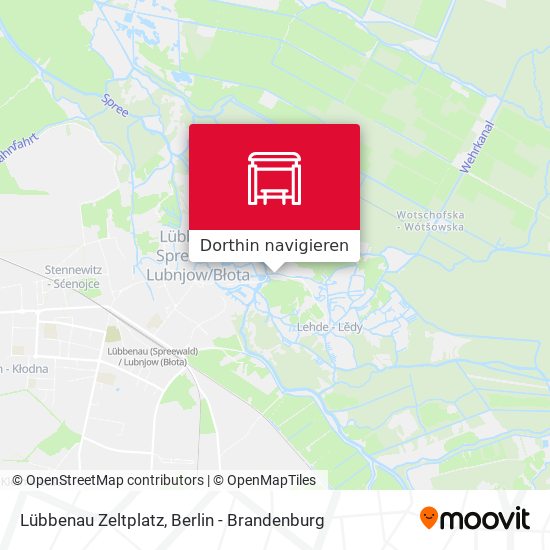 Lübbenau Zeltplatz Karte