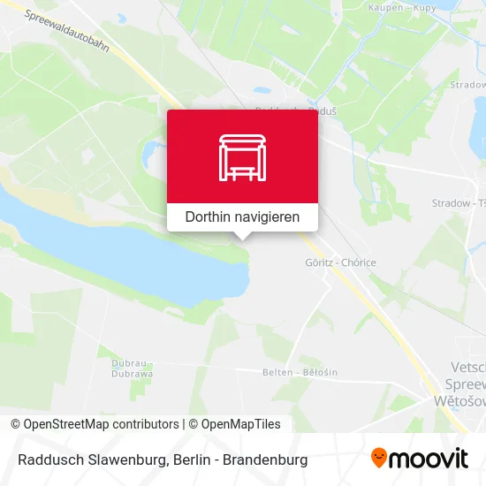 Raddusch Slawenburg Karte