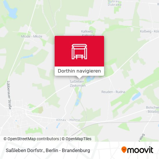 Saßleben Dorfstr. Karte