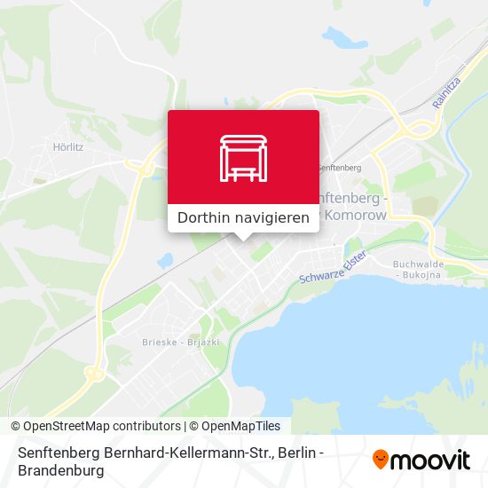Senftenberg Bernhard-Kellermann-Str. Karte