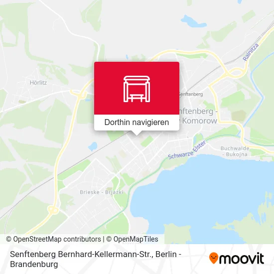Senftenberg Bernhard-Kellermann-Str. Karte