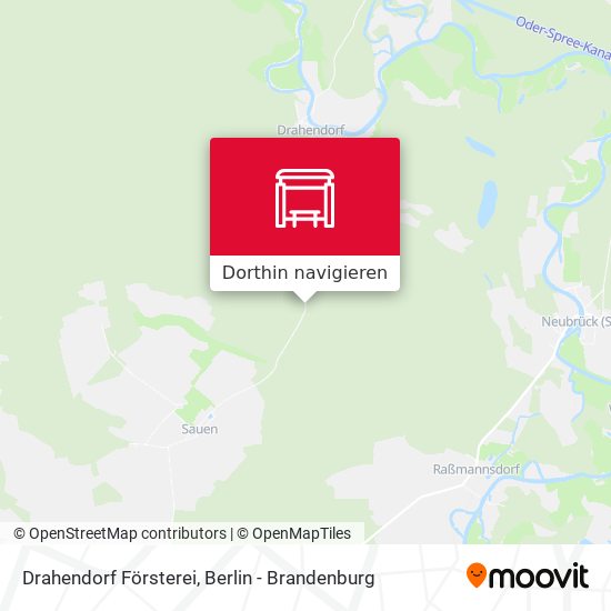 Drahendorf Försterei Karte