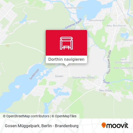 Gosen Müggelpark Karte