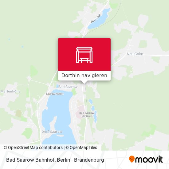 Bad Saarow Bahnhof Karte