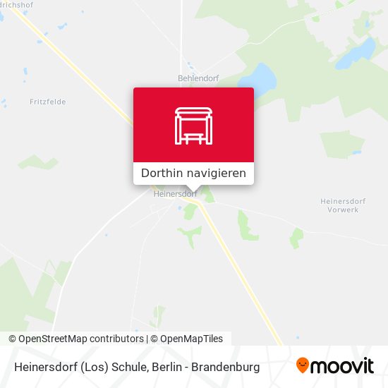 Heinersdorf (Los) Schule Karte