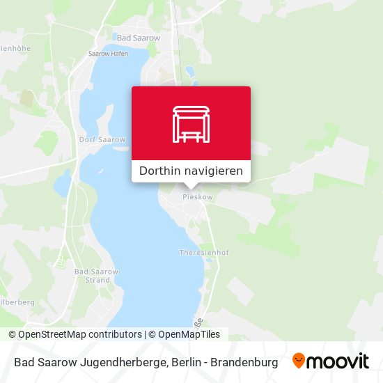 Bad Saarow Jugendherberge Karte
