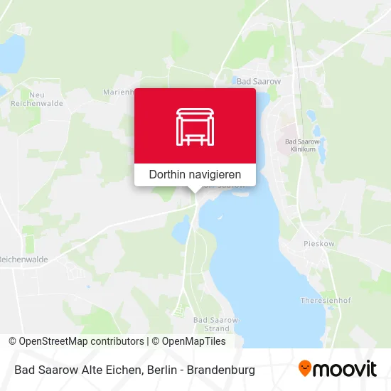 Bad Saarow Alte Eichen Karte
