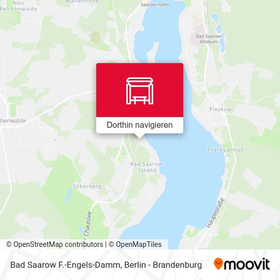 Bad Saarow F.-Engels-Damm Karte