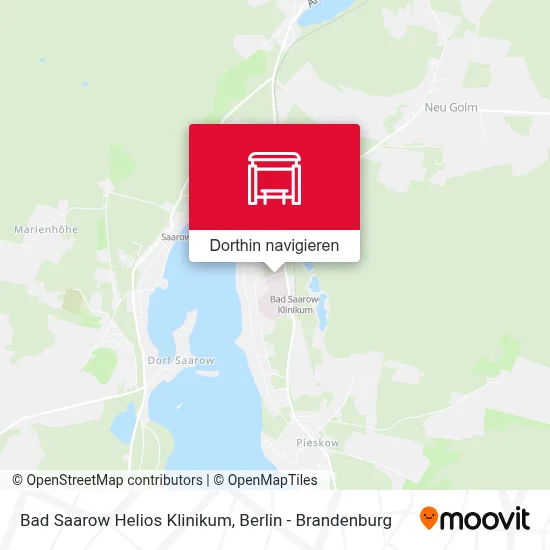 Bad Saarow Helios Klinikum Karte