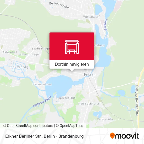 Erkner Berliner Str. Karte