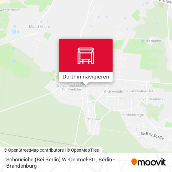 Schöneiche (Bei Berlin) W.-Dehmel-Str. Karte