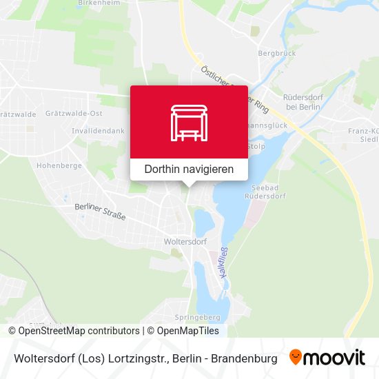 Woltersdorf (Los) Lortzingstr. Karte