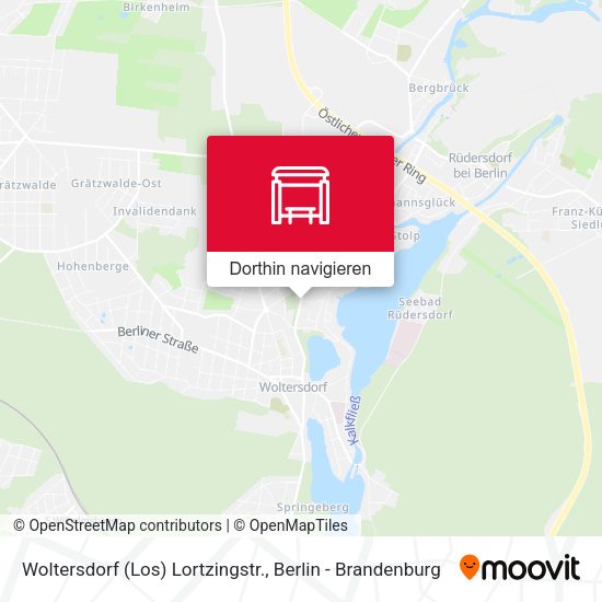 Woltersdorf (Los) Lortzingstr. Karte