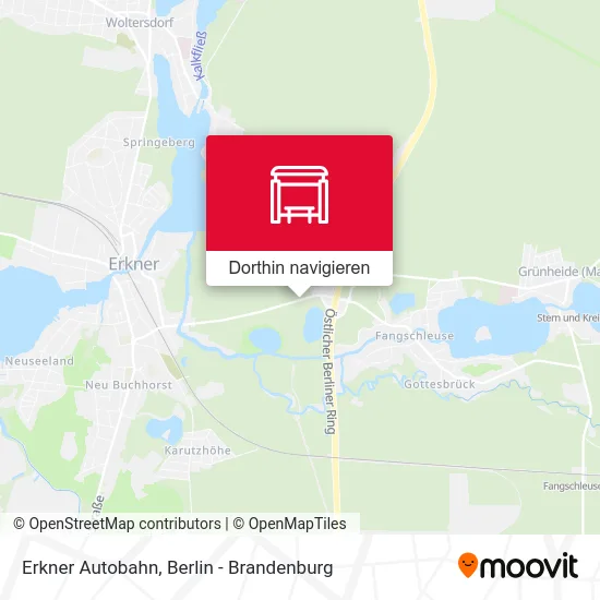 Erkner Autobahn Karte