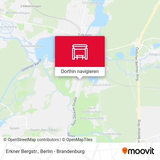 Erkner Bergstr. Karte