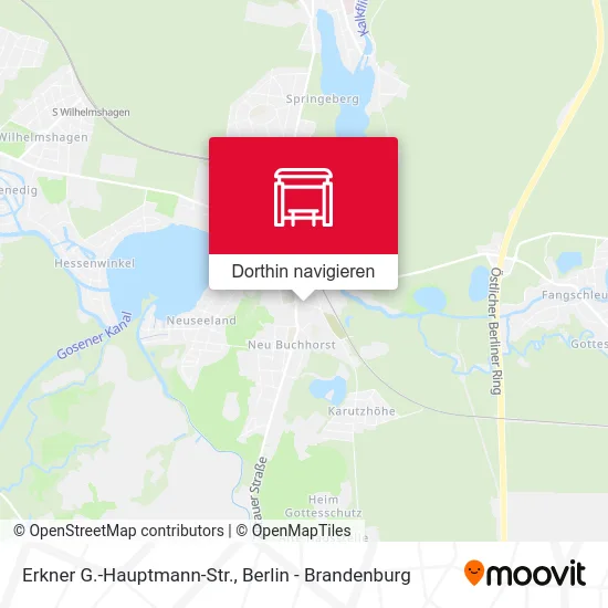 Erkner G.-Hauptmann-Str. Karte